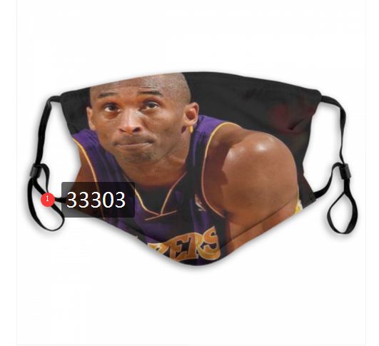 2021 NBA Los Angeles Lakers #24 kobe bryant 33303 Dust mask with filter